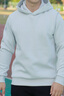 迪桑特 ESSENTIAL 男士  連帽衛衣 LG-LIGHT GRAY L (175/96A) 曬單實(shí)拍圖
