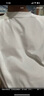無(wú)印良品（MUJI）天竺編織 圓領(lǐng)短袖T恤AB1MIA4A 白色4A  M  曬單實(shí)拍圖