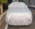嘉謙牛津布車(chē)衣全車(chē)罩suv 防曬防雨隔熱防冰雹夏季加厚防砸棉被汽車(chē)套 銀色【升級巨厚棉被款】應對極端天氣防砸/防冰雹 【定制品】下單留言或聯(lián)系客服備注車(chē)型年款 曬單實(shí)拍圖