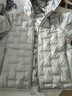 波司登（BOSIDENG）輕薄短款羽絨服女鵝絨無(wú)縫膠囊輕便保暖連帽羽絨內膽 【700+蓬鵝絨】巖石灰-【卡碼拍大】店長(cháng)推薦 M 165/88A 【110斤-140斤】 曬單實(shí)拍圖