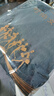 批發(fā)女褲秋冬款2025新款春夏褲子女加絨牛仔褲松緊腰闊腿褲直筒褲 水泥灰 加絨 30/2XL 125-135斤 曬單實拍圖