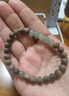 藍(lán)翠緣 新疆和田玉老型蘋果珠 DIY散珠晴水手串青玉男女手鏈項鏈 9*10mm/顆 曬單實拍圖