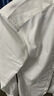 POWO長(cháng)袖襯衫男士白色襯衣刺繡修身商務(wù)休閑衣服韓版男裝秋季 米白色 39 碼（適合105-120斤） 曬單實(shí)拍圖