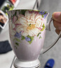 若嵐骨瓷水杯馬克杯辦公室喝水杯創(chuàng  )意個(gè)性早餐牛奶杯陶瓷情侶杯子 麗日紅（1個(gè)） 曬單實(shí)拍圖