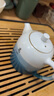 景德鎮(zhèn)（jdz）陶瓷官方手繪家用茶具整套套裝三件套茶壺泡茶生日男士高檔禮物 高山流水-云鏡茶壺套裝 曬單實(shí)拍圖