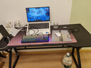 皆客電腦桌臺(tái)式電競(jìng)桌子雙人游戲桌椅家用辦公桌書(shū)桌工作臺(tái)學(xué)習(xí)寫(xiě)字桌 破價(jià)福利【碳纖黑140*60】 曬單實(shí)拍圖