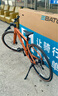 百琦平把公路車(chē)F1城市自行車(chē)成年人入門(mén)變速車(chē)內置車(chē)燈鎂合金輪組車(chē)圈 微醺橙 XS碼  適合身高：1.50-1.59M 曬單實(shí)拍圖