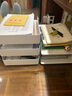 辦公桌文件收納架置物架夾學(xué)生書桌桌面書架收納神器檔案資料分層收納盒書立辦公室材料整理好物a4彩色收納 月光灰-兩層 曬單實拍圖