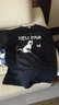 NEW ERA紐亦華數碼愛(ài)寵T恤男女情侶寵物印花短袖寬松 14341278-黑色 XL 曬單實(shí)拍圖