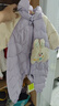 婧麒（JOYNCLEON）嬰兒羽絨服輕薄冬季羽絨連體衣2025新款寶寶衣服外出連體衣服 兔兔紫 80 曬單實(shí)拍圖