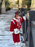 FNJ KIDS童裝女童拜年服套裝冬裝國風(fēng)兒童寶寶周歲禮服喜慶新年衣服 龍年大吉 （加厚夾棉） 80 （建議身高73-80cm） 曬單實(shí)拍圖