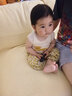 幼歌（YOUGE）嬰幼兒夏季新款卡通冰絲背心涼感透氣親膚嵌花兒童馬甲 米白 90 cm 曬單實(shí)拍圖