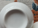 潔雅杰陶瓷碗中式白瓷小碗家用4.5英寸米飯碗喝湯碗面碗套裝10只裝 曬單實拍圖