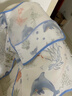 貝肽斯兒童罩衣嬰兒吃飯圍兜防臟男女寶寶長(cháng)袖防污反穿圍裙 海之微笑L碼 曬單實(shí)拍圖
