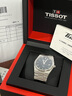 天梭（TISSOT）【官方授權店】PRX超級玩家系列復古潮流石英男表瑞士手表 送男友 魔法藍鋼帶款T137.410.11.041.00 曬單實(shí)拍圖
