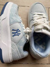 MLB鞋子男女情侶復古休閑鞋張凌赫同款低幫學(xué)長(cháng)鞋仿牛仔百搭運動(dòng)板鞋 牛仔藍 36.5 曬單實(shí)拍圖