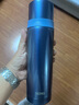 膳魔師（THERMOS）高顏值保溫瓶情侶水杯不銹鋼大容量商務(wù)便攜車載辦公室保溫杯 FEI 藍(lán)色 500ml 曬單實(shí)拍圖