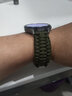 優(yōu)倫詩(shī)適用華為手表watch4/4pro表帶GT2pro保時(shí)捷傘繩GT6/GT5/pro/GT4編織watch5/3腕帶榮耀GS4手表帶男 軍綠-銀扣【傘繩編織-可調節】 【46/48表盤(pán)】22MM接 曬單實(shí)拍圖