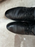 红蜻蜓舒适商务休闲时尚系带皮鞋男士正装德比婚鞋 WTA73761 黑色 42 实拍图