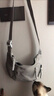 2026新款女包日系餃子包女休閑百搭少女斜挎包純色上課通勤單肩包 灰色-潤嘉/百嘉6013 潤嘉/百嘉6013 曬單實(shí)拍圖