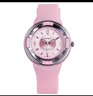 百圣牛（PASNEW）潮流兒童手表石英表男孩女孩防水表環(huán)保表帶學(xué)生夜光指針手表 粉色 曬單實(shí)拍圖