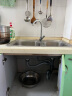 卓浴卫浴水槽双槽304不锈钢厨房洗菜盆洗菜池洗碗池 豪华版78*43水槽套装（201加厚） 实拍图