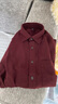 優(yōu)衣庫【驚喜價(jià)】男女裝法蘭絨襯衫長(cháng)袖襯衣純棉478118 480773 478118/19酒紅色 M 曬單實(shí)拍圖