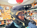 蝠貍（BATFOX）美國BATFOX頭盔山地車全盔BMX越野速降綠道林道護臉自行車安全帽 LA109-卡其迷彩 L(57-61CM) 曬單實拍圖