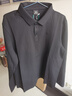 KOLON SPORT/可隆拉絨長(zhǎng)袖T恤 男子商務(wù)通勤戶(hù)外內(nèi)搭上衣POLO衫- LHPT4WT567-BK 黑色 XL (180/100A) 曬單實(shí)拍圖