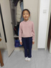 真維斯兒童毛衣2025女童針織衫紅色拜年服男童秋冬保暖衣服中大童上衣 曬單實(shí)拍圖
