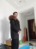 皮爾卡丹（pierre cardin）派克服夾克外套男款冬季中長(zhǎng)款狐貍毛皮毛一體可拆卸水貂內(nèi)膽皮草 中長(zhǎng)款+咖啡色狐貍毛內(nèi)膽 2XL 150斤-170斤 曬單實(shí)拍圖