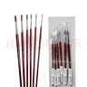 【全網(wǎng)低價(jià)】櫻花(SAKURA)馬毛水彩畫筆圓頭套裝水粉畫油畫丙烯顏料美術(shù)畫筆學(xué)生初學(xué)者美術(shù)專用 VB27801-6P美術(shù)寫生 曬單實(shí)拍圖