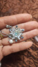 XUPING旭平首飾仿水晶【蘭花一現】項鏈日常高級感女生送生日禮物X001151594 蘭花一現 約40+5cm 曬單實(shí)拍圖