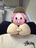 四萬(wàn)公里記憶棉u型枕旅行護頸椎枕飛機睡覺(jué)枕頭脖子靠枕便攜u形枕 曬單實(shí)拍圖