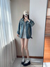 NINE WEST/玖熙雪地靴加絨厚底增高短靴女 NG450101EH 黑/銀(絨里)37 曬單實拍圖