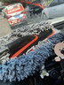 OIMG汽車(chē)撣子洗車(chē)拖把洗車(chē)刷子擦車(chē)除塵毛刷車(chē)用掃灰伸縮蠟拖工具套裝 納米纖維子母撣+收納盒 曬單實(shí)拍圖