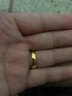 吉財(cái)運(yùn)假一賠十黃金福字戒指發(fā)字開(kāi)口可調(diào)節(jié)金包銀999足銀方戒板戒男戒 福字戒指包金1.2克 曬單實(shí)拍圖