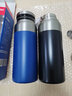 富光保溫杯316L不銹鋼男女學(xué)生運動(dòng)便攜戶(hù)外水杯個(gè)性簡(jiǎn)約創(chuàng  )意杯子刻字 藍色600ml 曬單實(shí)拍圖