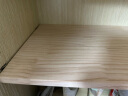 家家爱 定制做实木一字隔板置物架墙上厨房墙壁衣柜搁板层板木板松木书架 机顶盒架 20*40*1.7松木 实拍图