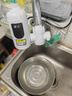 新飛即熱式電熱水器免安裝不銹鋼接駁式家用免安裝廚房便攜冷熱兩用 白色基礎款（插頭） 免安裝接駁式 曬單實(shí)拍圖