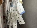 貝瑞加（Babyprints）嬰兒半背衣2件裝長(cháng)袖純棉寶寶上衣護肚和尚服家居內衣 白熊綠點(diǎn)59 曬單實(shí)拍圖