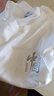 真維斯 Z純棉短袖男青少年國潮印花寬松半袖ALX67 白色（中國字X） 2XL 曬單實拍圖