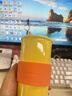 樂(lè )扣樂(lè )扣（LOCK&LOCK）陶瓷杯帶蓋馬克杯女可愛(ài)咖啡杯早餐辦公室水杯 黃色 510ml 曬單實(shí)拍圖