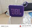 JBL GO4 音樂(lè )金磚四代 【國家補貼】藍牙音箱 戶(hù)外便攜音箱 手機電腦音響 雙11購物 jbl go4 煙影紫 曬單實(shí)拍圖