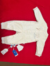babycare山茶花連體衣春新品包屁衣新生兒爬服寶寶衣服 月光白  73cm 曬單實(shí)拍圖
