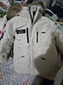 東北加厚工裝羽絨服女中長(cháng)款2025冬新款戶(hù)外超厚極寒毛領(lǐng)派克服男 米白色 男女同款 L 充絨284g（建議105-120斤） 曬單實(shí)拍圖