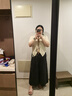 優(yōu)衣庫合作款/女裝打褶裙褲/高腰休閑褲褲子25秋冬新款479698 08 深灰色 XL /165/76A 曬單實拍圖