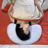 艾茵美枕頭護頸椎助睡眠頸椎專(zhuān)用枕頭記憶棉側睡枕頭成人助睡眠慢回彈枕 呵護頸椎-深度好睡眠 -紫色-1只裝 曬單實(shí)拍圖