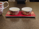 Gao Chun Ceramics高淳陶瓷陌上花開中式喜慶婚宴茶具骨瓷紅色送禮訂婚新年敬茶茶具 陌上花開玲瓏茶具禮盒裝 曬單實拍圖
