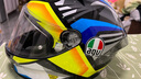 AGV K6S碳芳綸纖維大尾翼摩托車(chē)頭盔機車(chē)全盔賽車(chē)男女四季通風(fēng)3C JOAN L（適合57-58頭圍） 曬單實(shí)拍圖